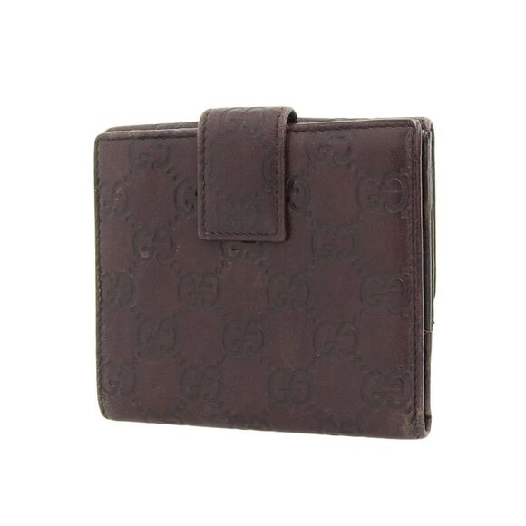 Pre Loved Gucci  GG Marmont Bow Flap Leather Wallet Brown - Picture 2 of 8